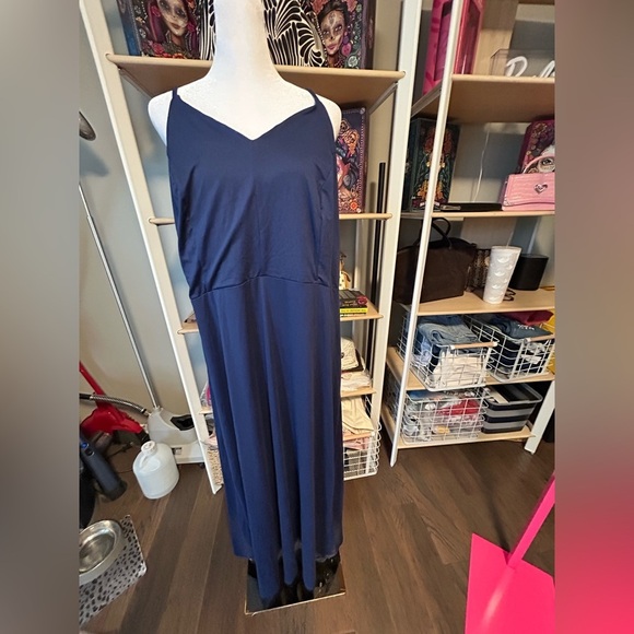 Market and Spruce Elegant Navy Blue Sleeveless Dress size 1X NWT - Picture 3 of 8